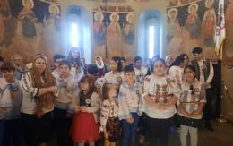 Slujba de Florii la Biserica Scaune